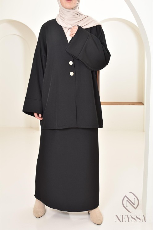Set tunic skirt long modern and modest, ideal woman hijabi