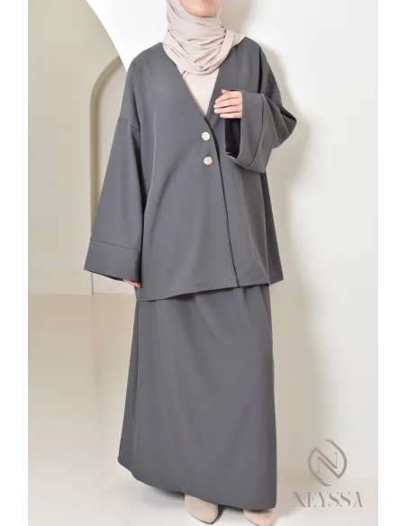 Set tunic skirt long modern and modest, ideal woman hijabi
