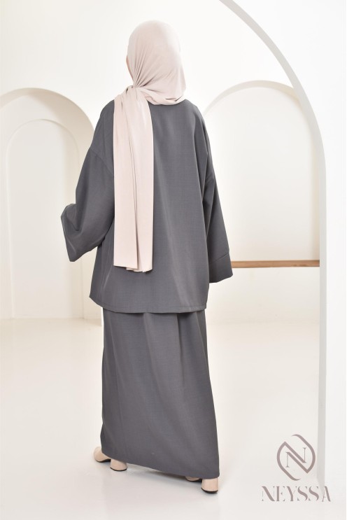 Set tunic skirt long modern and modest, ideal woman hijabi
