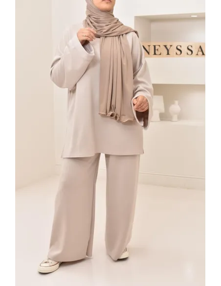 Ensemble 2 pièces style sportwear, look modest hijabi, un must have