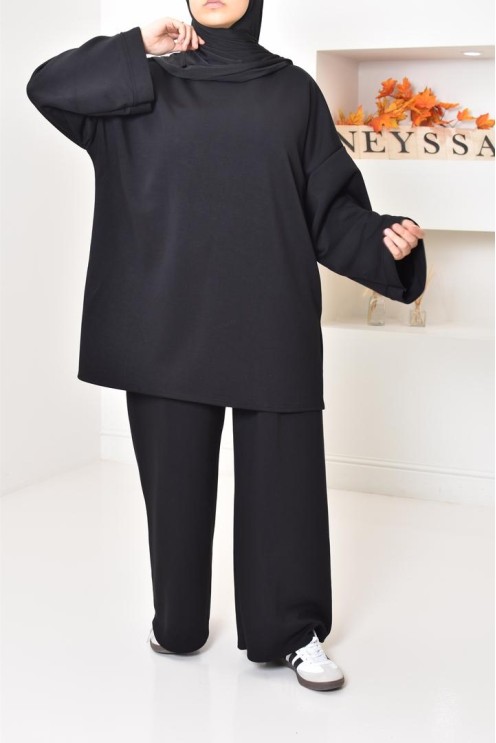 Ensemble 2 pièces style sportwear, look modest hijabi, un must have
