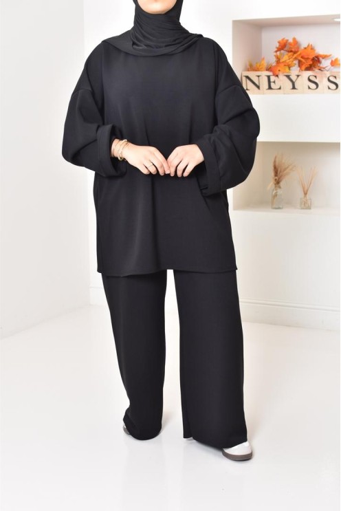 Ensemble 2 pièces style sportwear, look modest hijabi, un must have