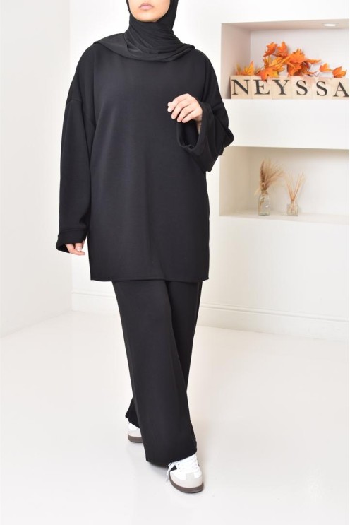 Ensemble 2 pièces style sportwear, look modest hijabi, un must have