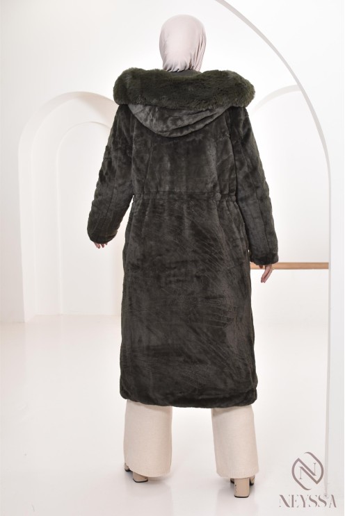 Gilet Réversible Fourrure Noire GUESS - Taille M - Fausse Fourrure Chic Pour L'hiver