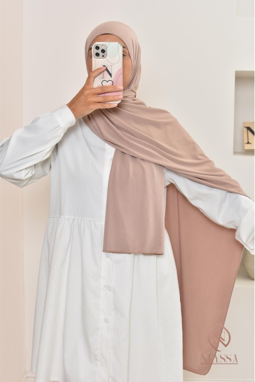 Box femme 4 hijab jersey premium haute qualité idées cadeau musulmane