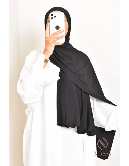 Box hijab femme voilée 3 hijab jersey premium liseré wavy tendance