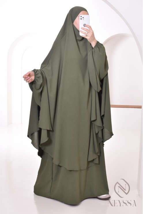 abaya khimar extra long in jazz, Neyssa Confection, made in France