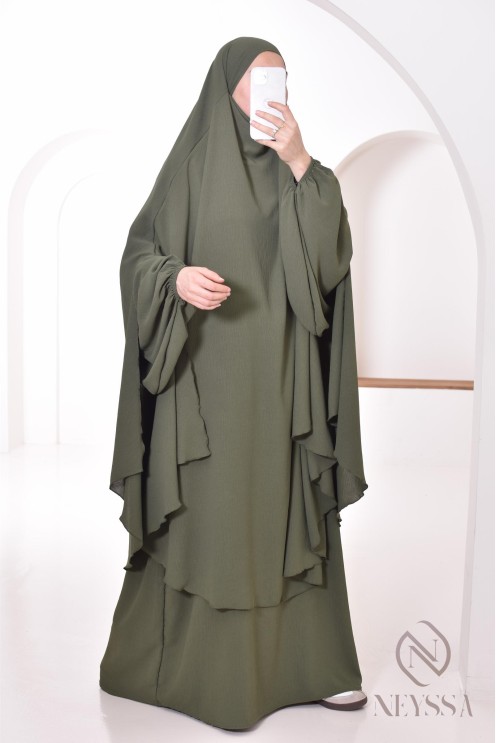 abaya khimar extra long in jazz, Neyssa Confection, made in France