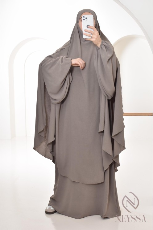 abaya khimar extra long en jazz, Neyssa Confection, made in France
