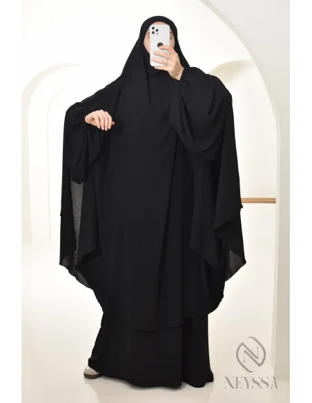 abaya khimar extra long in jazz, Neyssa Confection, made in France