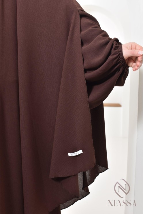 abaya khimar extra long in jazz, Neyssa Confection, made in France