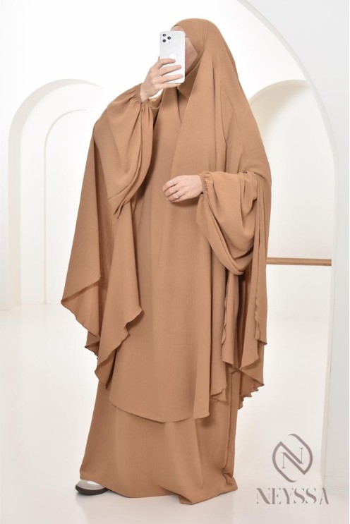 abaya khimar extra long in jazz, Neyssa Confection, made in France