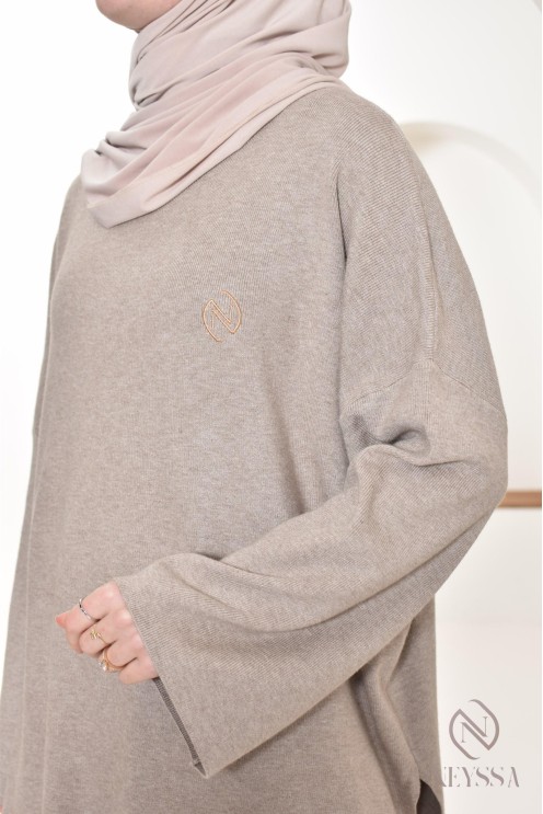 ensemble cocooning femme maille tissée, une confection Neyssa