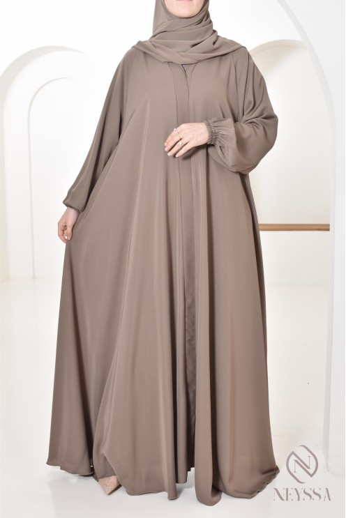 Abaya Umbrella Dubai taupe Konfektion von neyssa, Outfit-Idee
