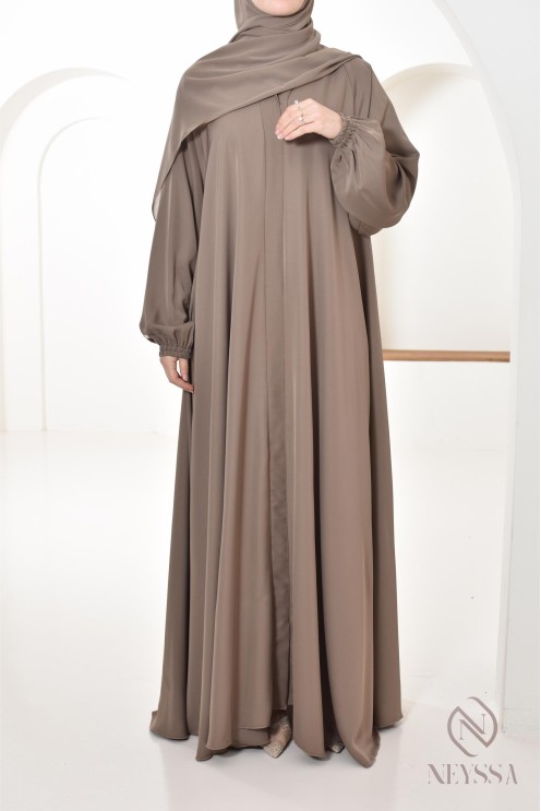 Abaya Umbrella Dubai taupe Konfektion von neyssa, Outfit-Idee
