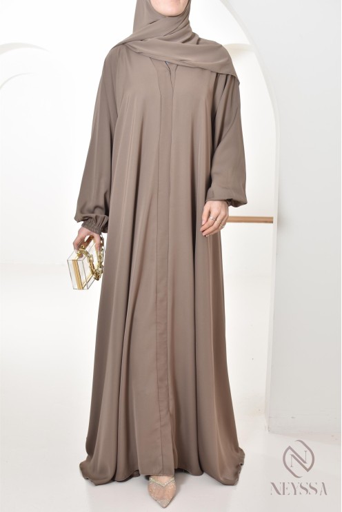 Abaya Umbrella Dubai taupe Konfektion von neyssa, Outfit-Idee