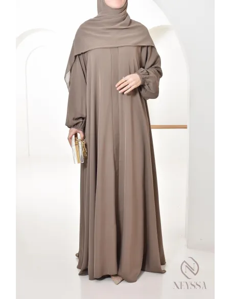 Abaya Umbrella Dubai taupe Konfektion von neyssa, Outfit-Idee