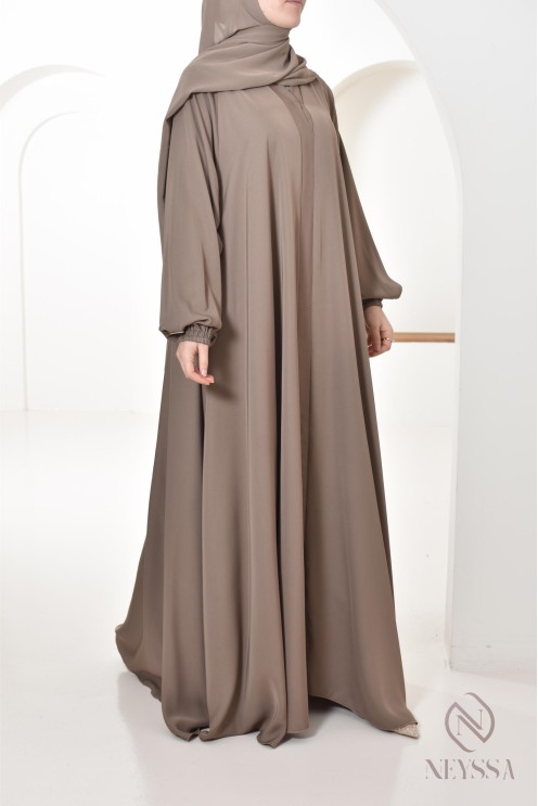 Abaya Umbrella Dubai taupe Konfektion von neyssa, Outfit-Idee
