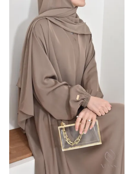 Abaya Umbrella Dubai taupe Konfektion von neyssa, Outfit-Idee