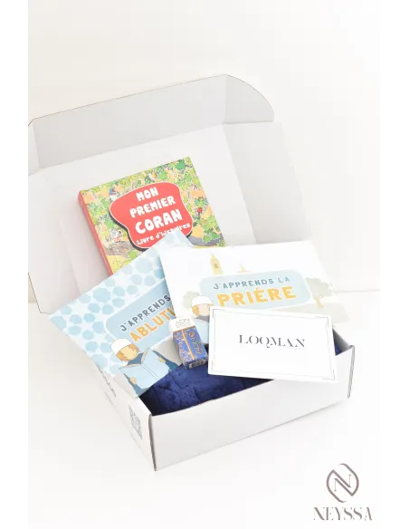 Box coffret cadeau pour petit garçon musulman, idéal pour offrir