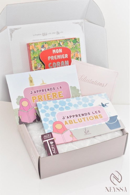 Coffret cadeau pour fille muslima prêt à offrir, idée cadeau fille