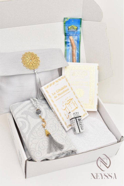 Cadeau homme, box tapis de prière, Coran, idée cadeau homme musulman