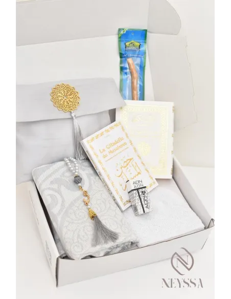 Cadeau homme, box tapis de prière, Coran, idée cadeau homme musulman