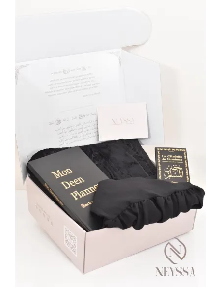 Geschenkset für muslimische Frauen: Gebetsanzug mit Gebetsteppich