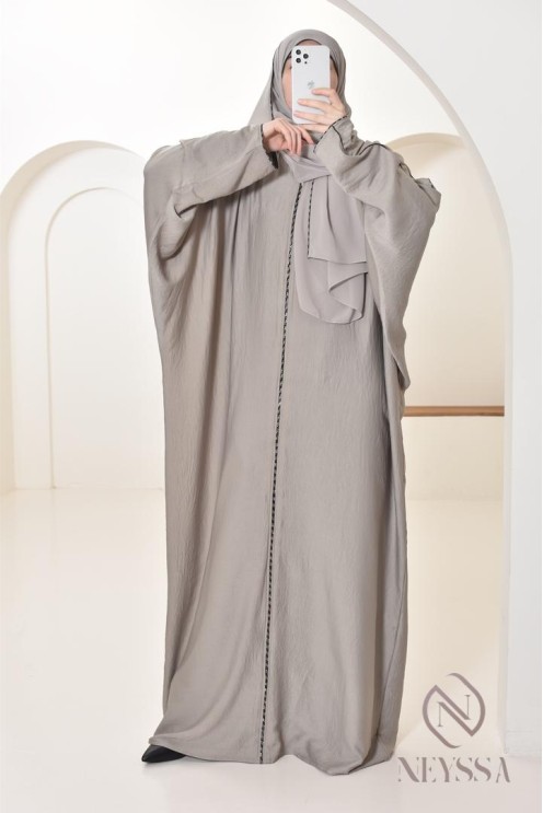  Long Dubai abaya for modern women, rhinestone abaya for women 