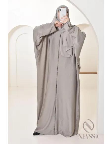  Abaya Dubaï longue pour femme moderne, abaya à strass pour femme 
