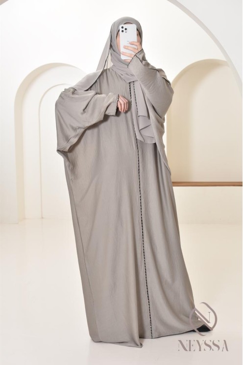  Long Dubai abaya for modern women, rhinestone abaya for women 
