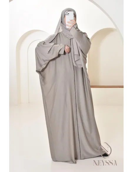  Abaya Dubaï longue pour femme moderne, abaya à strass pour femme 