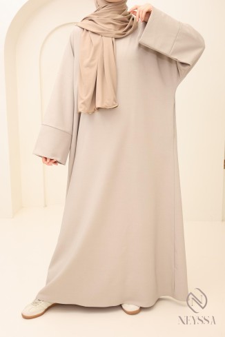 Abaya longue femme musulmane, abaya poches femme, tenue quotidien 2