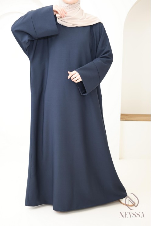 Lange Abaya muslimische Frau, Taschenabaya Frau, Alltagskleidung