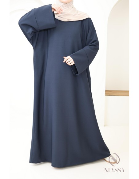 Lange Abaya muslimische Frau, Taschenabaya Frau, Alltagskleidung