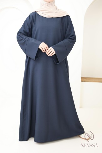 Lange Abaya muslimische Frau, Taschenabaya Frau, Alltagskleidung