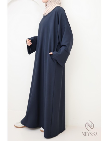 Muslim woman long abaya, woman pocket abaya, daily wear