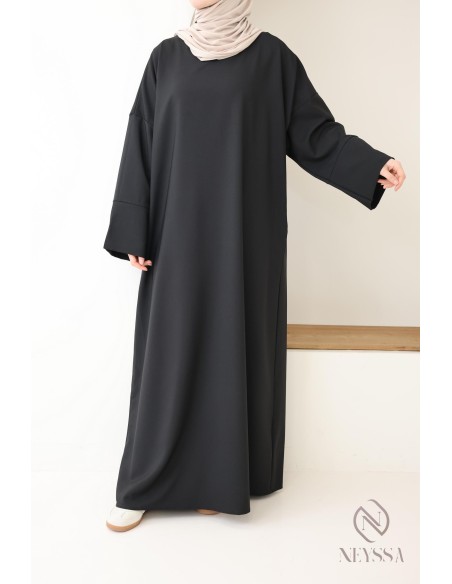 Muslim woman long abaya, woman pocket abaya, daily wear