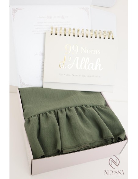 Geschenkbox für muslimische Frauen, Khimar-Rock-Set für Ramadan