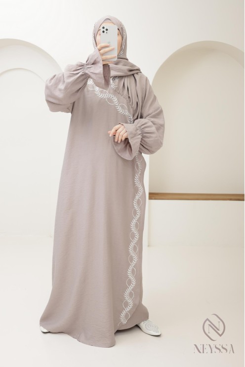 Gebetskleid für muslimische Frauen, integriertem Hijab für den Ramadan