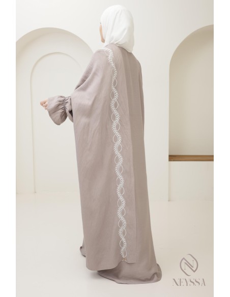 Muslim woman prayer dress, integrated hijab abaya for Ramadan