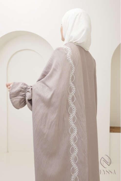 Muslim woman prayer dress, integrated hijab abaya for Ramadan