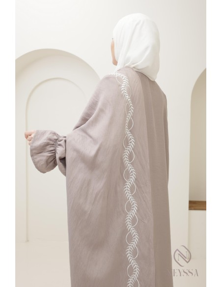 Muslim woman prayer dress, integrated hijab abaya for Ramadan