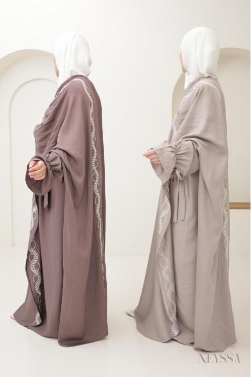 Muslim woman prayer dress, integrated hijab abaya for Ramadan