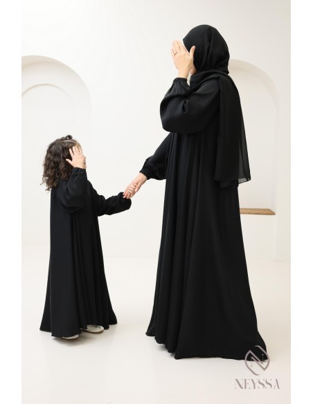 Abaya Umbrella Dubaï confection neyssa, mother-daughter combo AID 2025