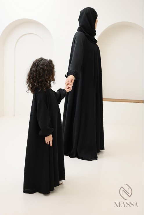 Abaya Umbrella Dubaï confection neyssa, mother-daughter combo AID 2025