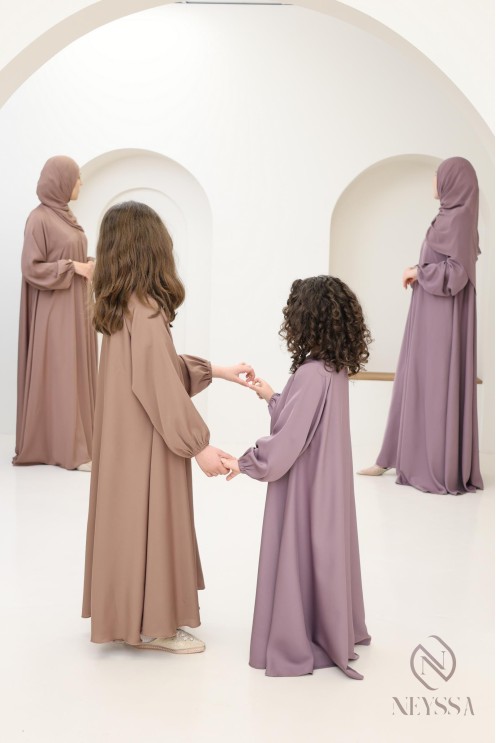 Abaya Dubai für Aid 2025 Mutter/Tochter Kombo, Konfektion by Neyssa