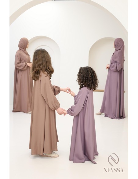 Abaya Dubaï pour l'Aid 2025 combo mère/ fille, confection by Neyssa