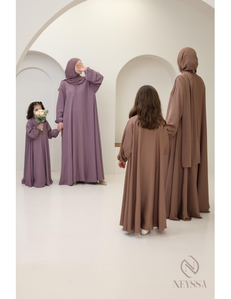 Abaya Dubai für Aid 2025 Mutter/Tochter Kombo, Konfektion by Neyssa