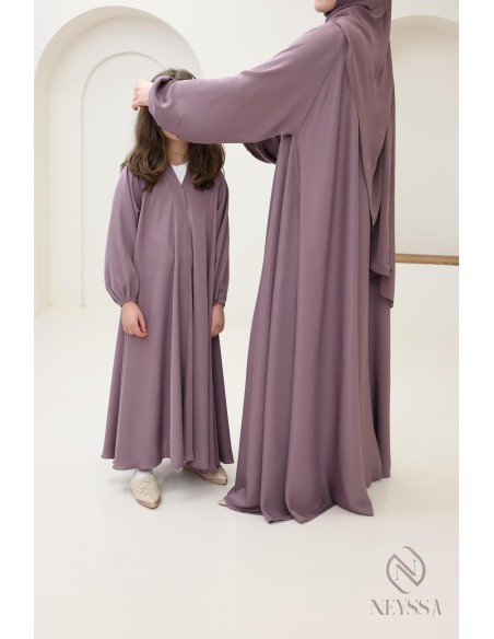 Abaya Dubai for Aid 2025 mother/daughter combo, confection by Neyssa